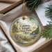 A decorative ornament with a lighthouse and a scenic landscape, featuring the text "Catawba Island State Park, Ohio".