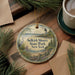 A round ornament with a lighthouse and a serene landscape, featuring the text "Selkirk Shores State Park, New York".