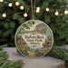 A round ornament featuring a scenic landscape with a house, trees, and a body of water, with the text "Buffalo Rock State Park, Illinois" displayed prominently.