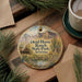 A decorative ornament featuring a scenic image of Dead Horse Ranch State Park, Arizona, with a windmill and desert landscape.