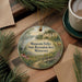 A decorative ornament featuring a scenic landscape of Minnesota Valley State Recreation Area, Minnesota, with a path leading through the grassy area and a body of water in the background.