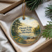 A decorative ornament with a scenic lake landscape and pine trees, featuring the text "Otsego Lake State Park, Michigan".