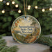 A decorative ornament with a scenic landscape of Susquehanna State Park, Maryland, featuring a winding path, trees, and a river.