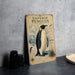 a poster of an Emperor Penguin standing on a snowy landscape, with various illustrations and text related to penguins.