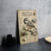 a vintage-style field guide to the mountain chickadee, with illustrations of the bird and its natural habitat.