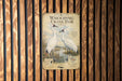 The image is a poster for "Whooping Crane Pair" featuring illustrations of two white cranes standing in a field near a body of water.