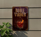 a sign for a drink called "Boule Vardier" with a glass of the drink and an orange peel on the sign.