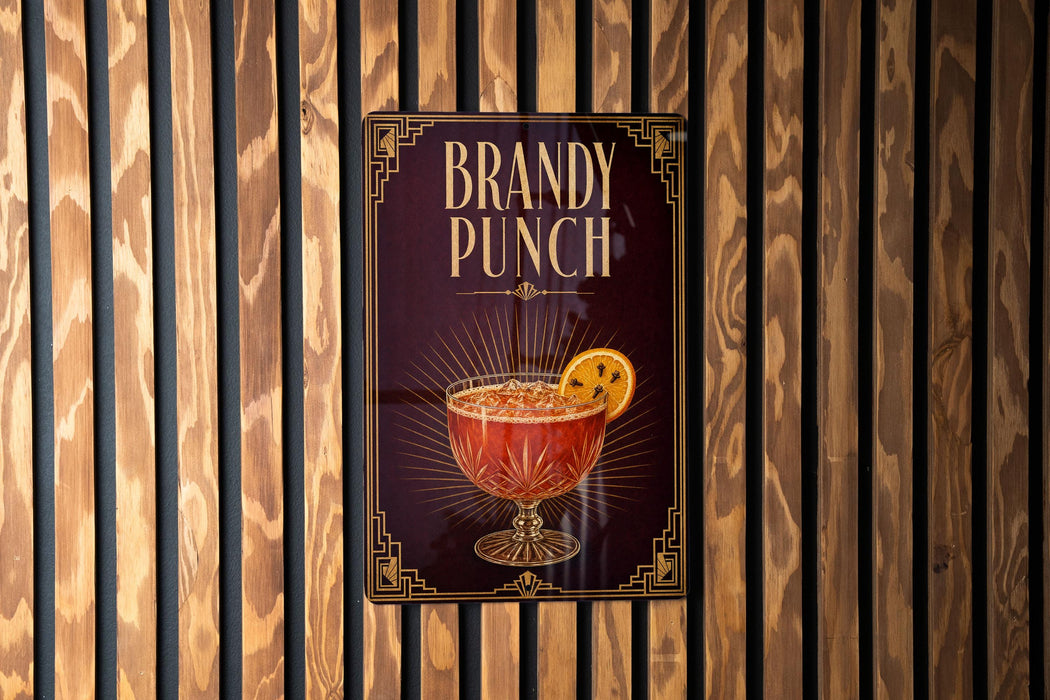 A sign for "Bandy Punch" is displayed on a wooden wall.