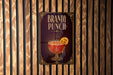 A sign for "Bandy Punch" is displayed on a wooden wall.