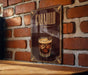 A sign with the word "CARAJILO" prominently displayed, featuring an illustration of a glass of CaraJillo cocktail.