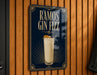A sign for "RAMOS GIN FIZZ" is displayed on a wooden wall.